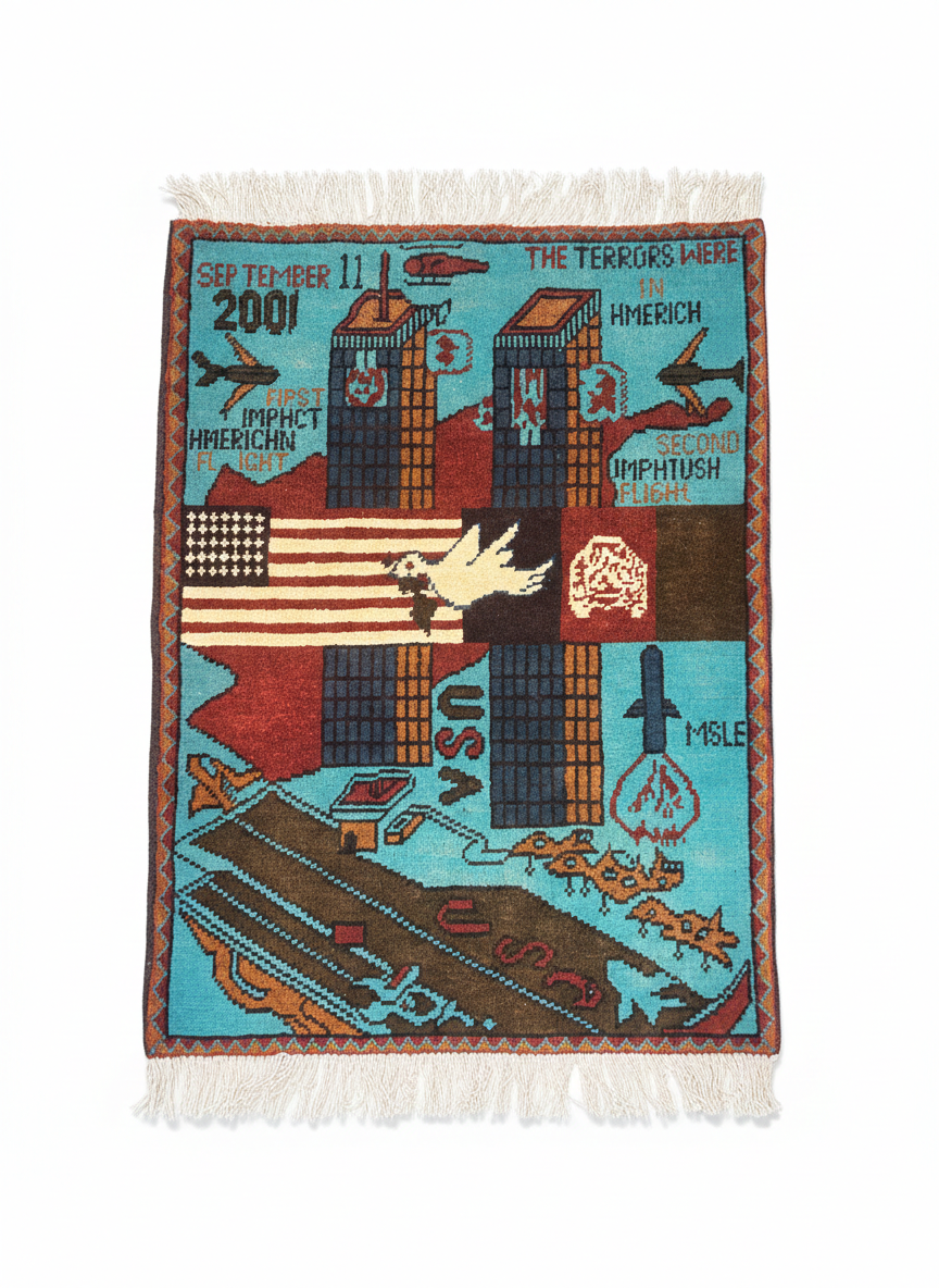 Blue 9/11 Rug