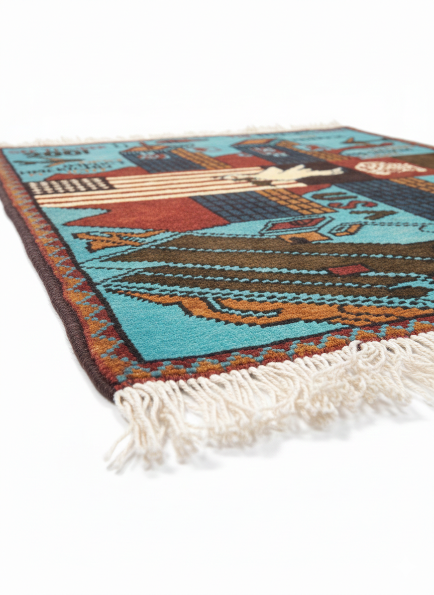Blue 9/11 Rug