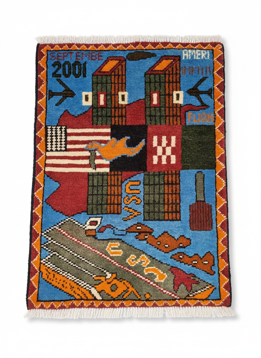 Contemporary 9/11 Rug